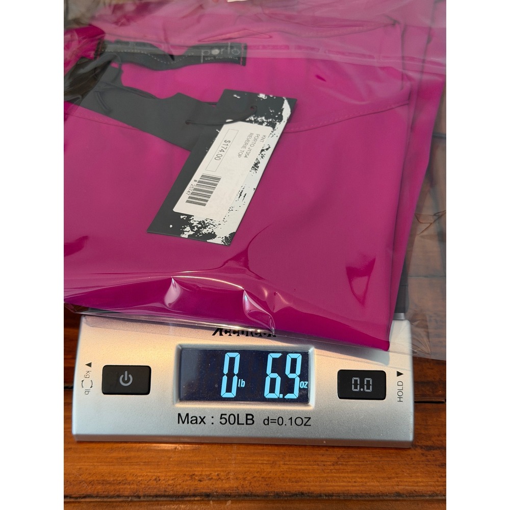 NEW Porto San Francisco Reverie Top Pink Asymmetric Avant Garde Minimalist Sz 4 - Picture 14 of 14